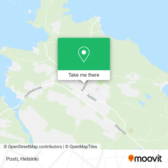 Posti map