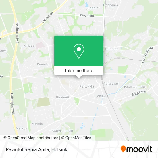 Ravintoterapia Apila map