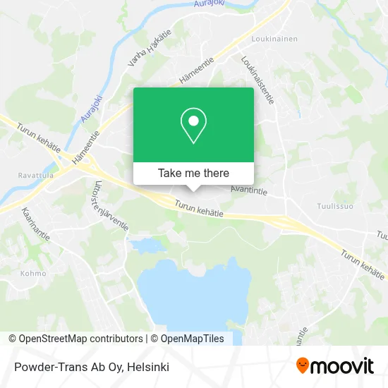 Powder-Trans Ab Oy map