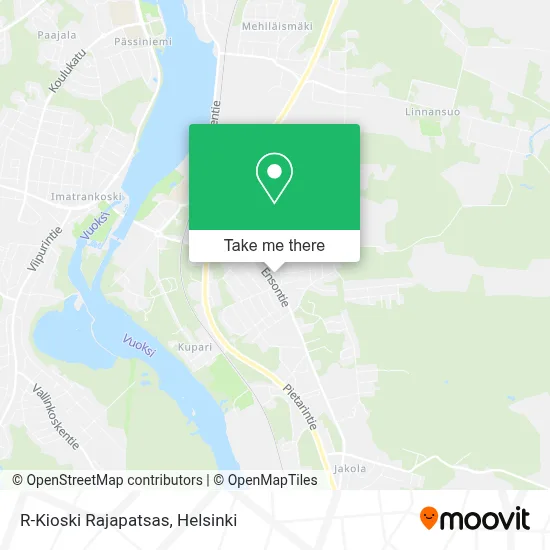 R-Kioski Rajapatsas map