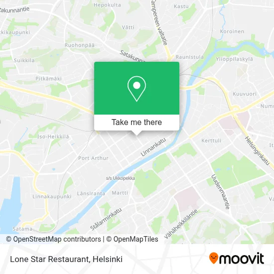 Lone Star Restaurant map