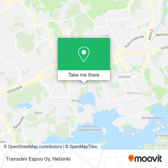 Transdev Espoo Oy map