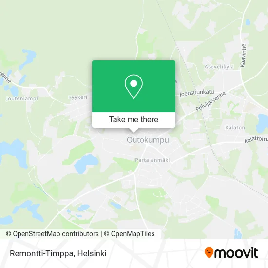 Remontti-Timppa map