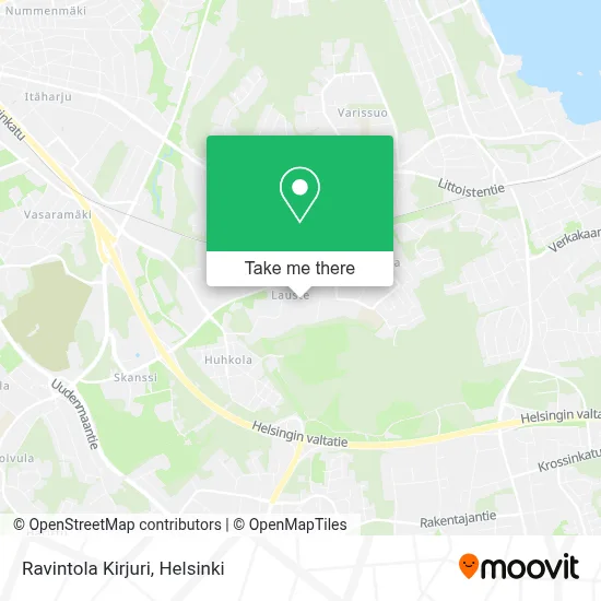Ravintola Kirjuri map