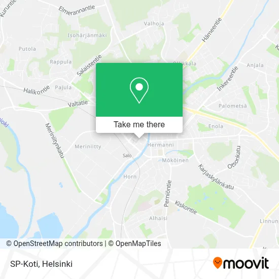 SP-Koti map