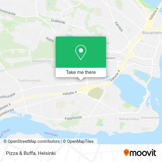 Pizza & Buffa map