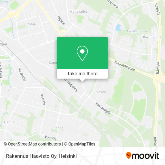 Rakennus Haavisto Oy map