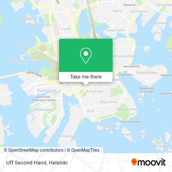 Uff Second Hand map