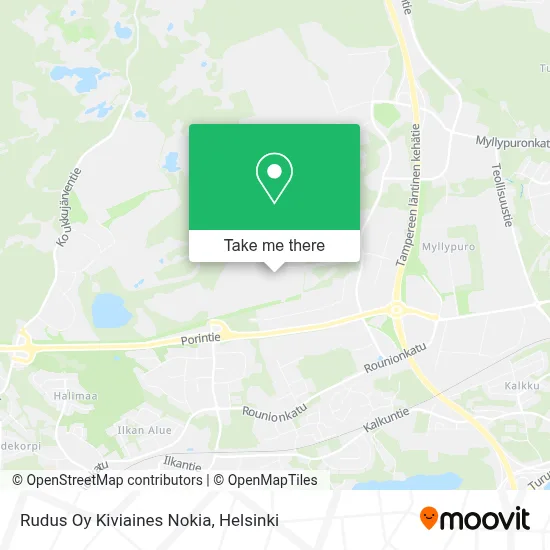 Rudus Oy Kiviaines Nokia map
