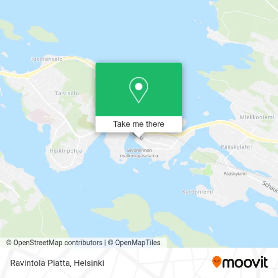 Ravintola Piatta map
