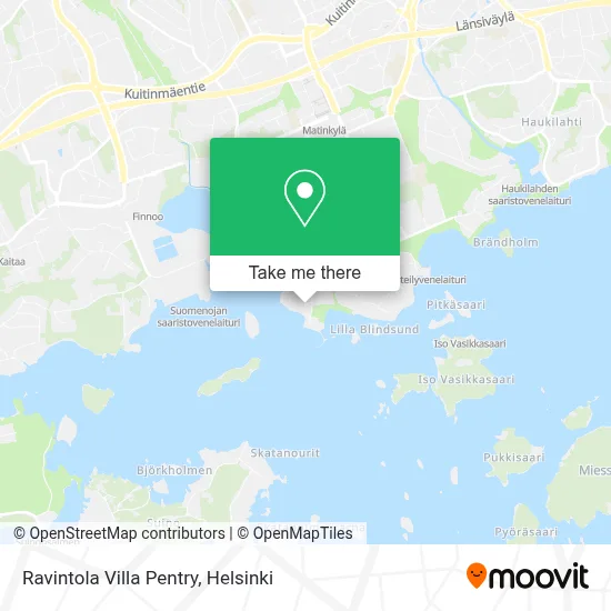 Ravintola Villa Pentry map