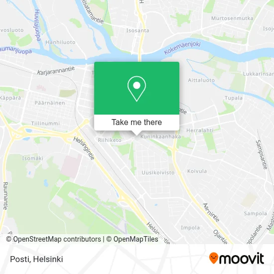 Posti map