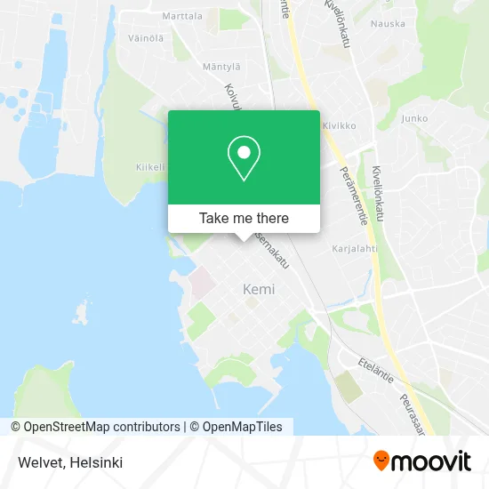Welvet map