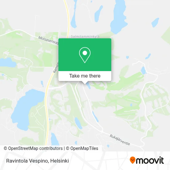 Ravintola Vespino map
