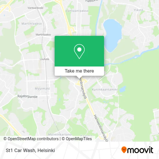 St1 Car Wash map