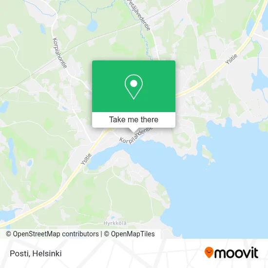 Posti map