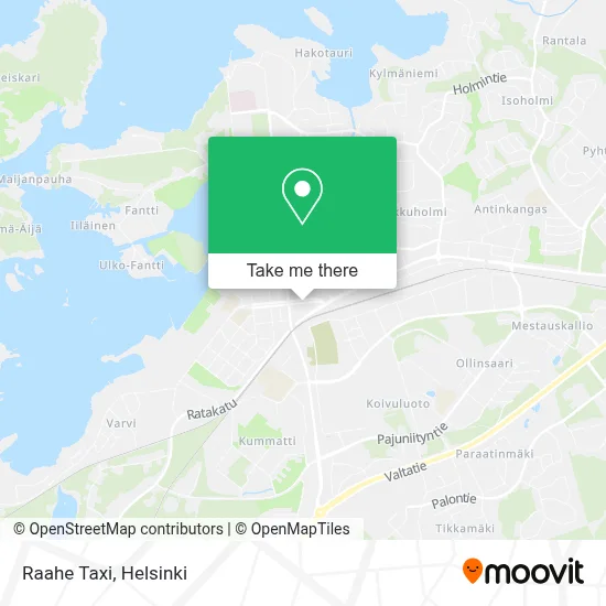 Raahe Taxi map