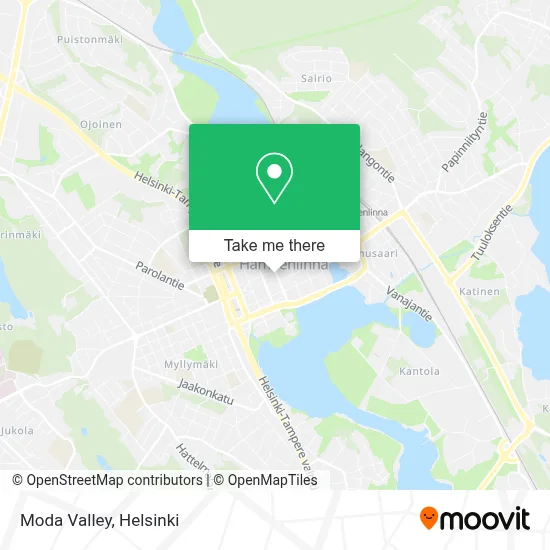 Moda Valley map