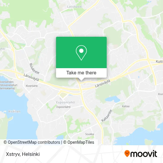 Xstryv map