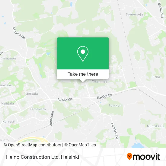 Heino Construction Ltd map