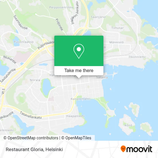 Restaurant Gloria map