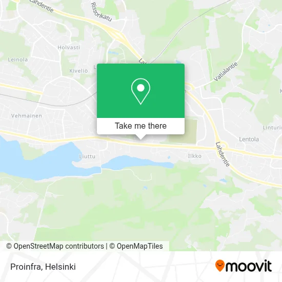 Proinfra map