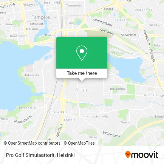 Pro Golf Simulaattorit map
