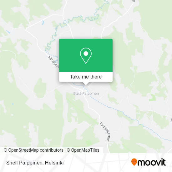 Shell Paippinen map