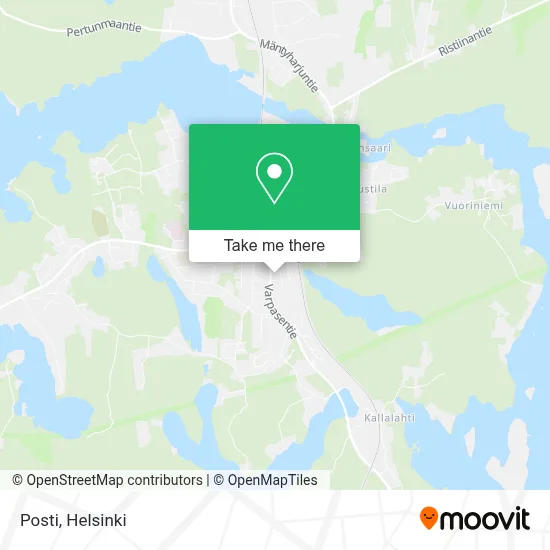 Posti map
