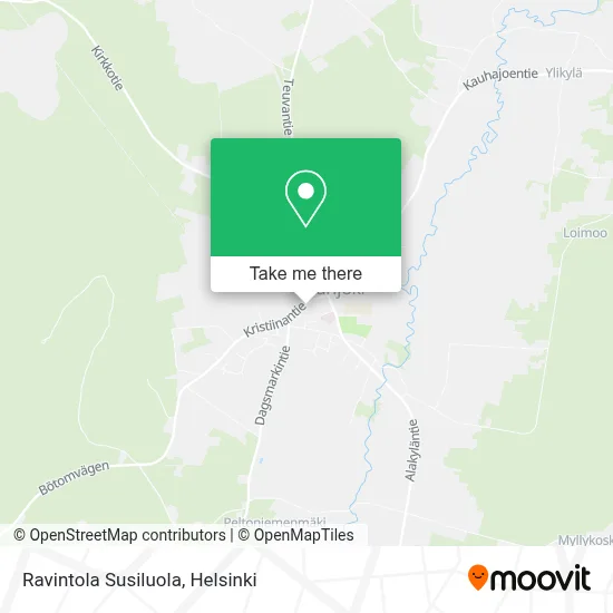 Ravintola Susiluola map