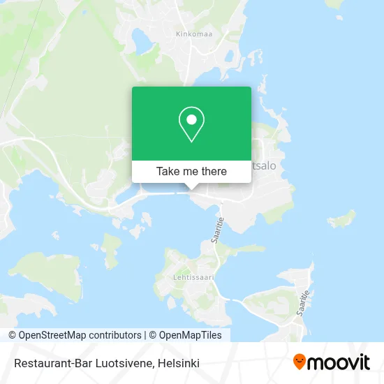 Restaurant-Bar Luotsivene map