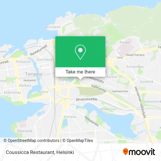 Coussicca Restaurant map