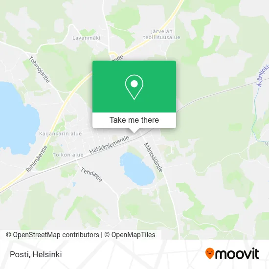 Posti map