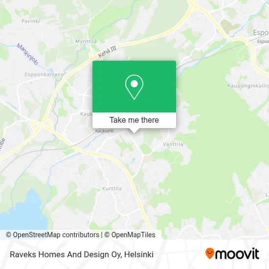 Raveks Homes And Design Oy map