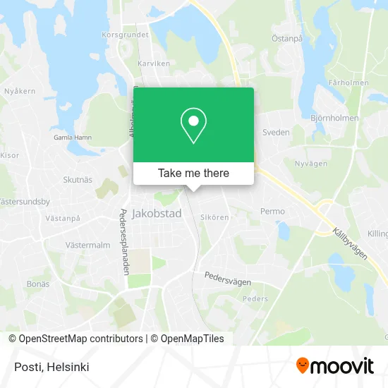 Posti map