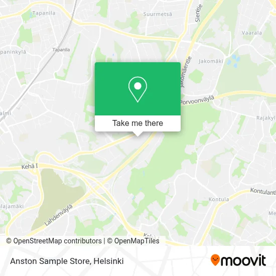 Anston Sample Store map