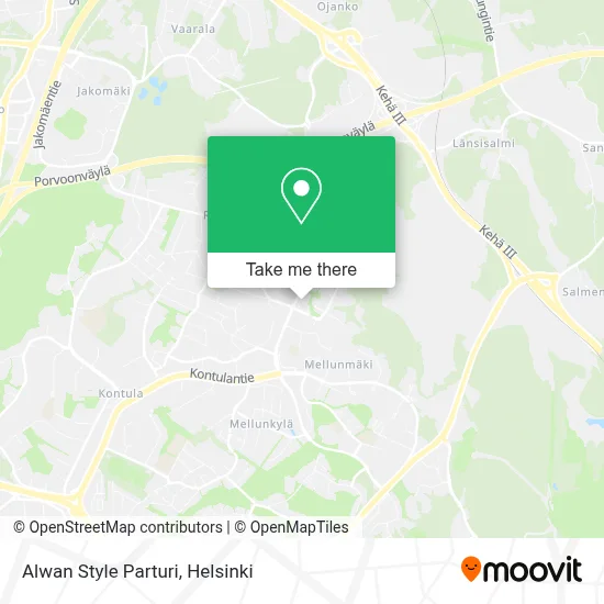Alwan Style Parturi map