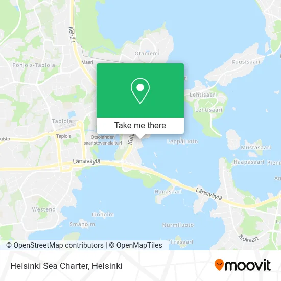 Helsinki Sea Charter map