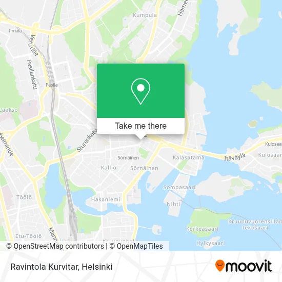 Ravintola Kurvitar map