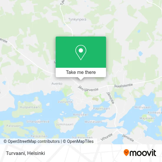 Turvaani map