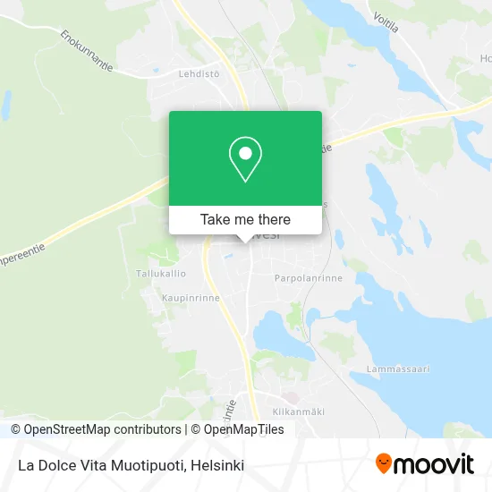 La Dolce Vita Muotipuoti map