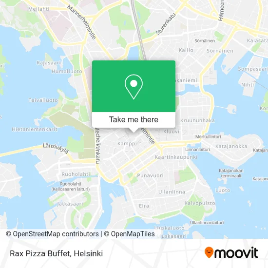 Rax Pizza Buffet map