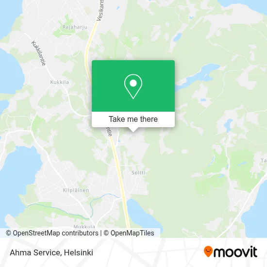 Ahma Service map