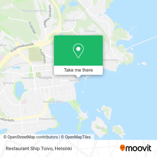 Restaurant Ship Toivo map