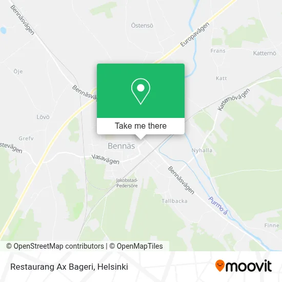 Restaurang Ax Bageri map