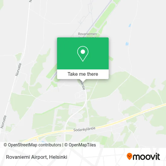 Rovaniemi Airport map