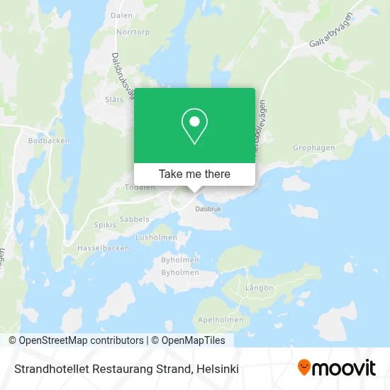 Strandhotellet Restaurang Strand map