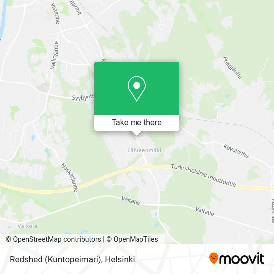 Redshed (Kuntopeimari) map