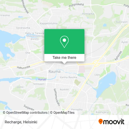Recharge map