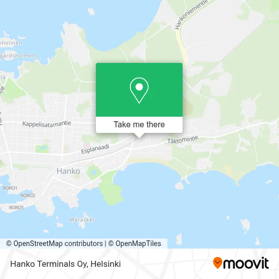 Hanko Terminals Oy map